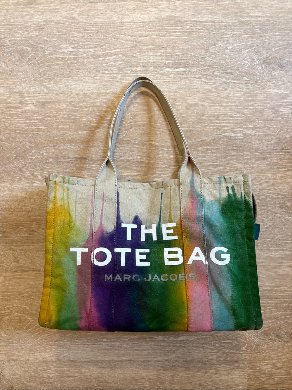 Marc Jacobs Canvas Tote in Multicolor Drip